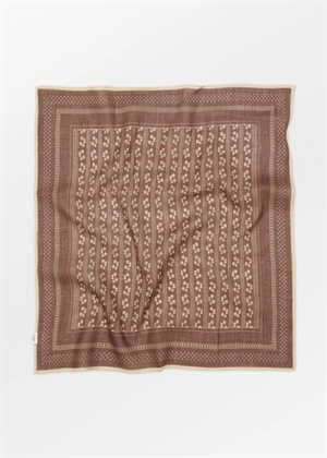 Talianna cotta scarf Chocolate Brown Becksøndergaard 